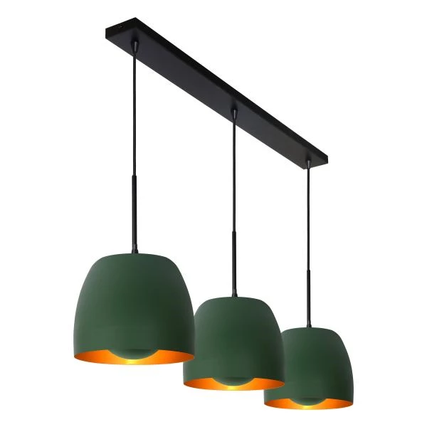 Lucide NOLAN - Hanglamp - 3xE27 - Groen - detail 2